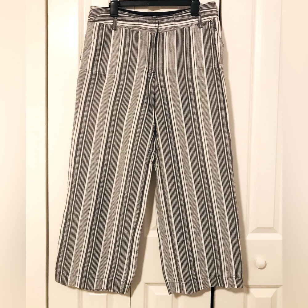 Talbots Petites- size 12P - Stripes black and white.